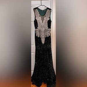 Emerald green “SASKIA” Alglist Prom dress
